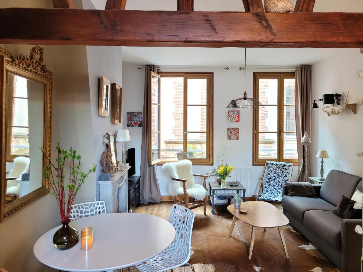Le Valentin - Parking Prive - Coeur Historique Appartement Honfleur Buitenkant foto